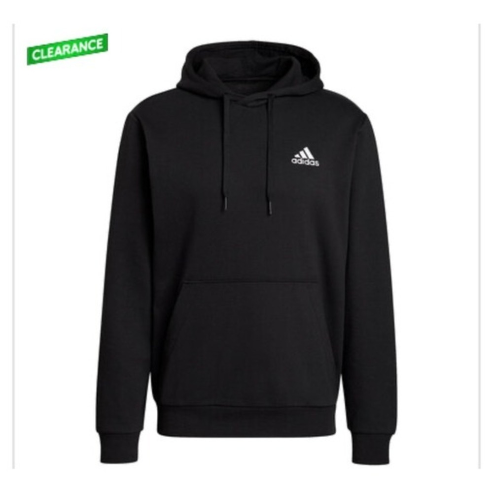 Adidas Men's Cozy Pullover Hoodie – Black – Size XL – NWT